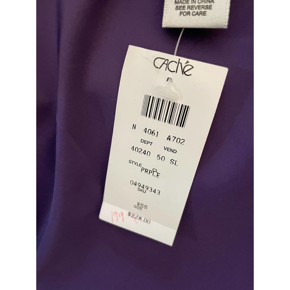 Cache Luxurious Violet Teddy Jacket - Picture 2 of 8